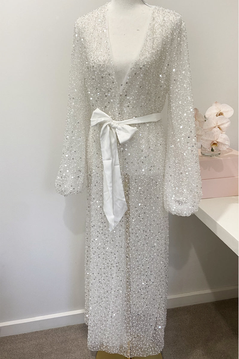 Beaded Bridal Robe | Bride Robes Australia