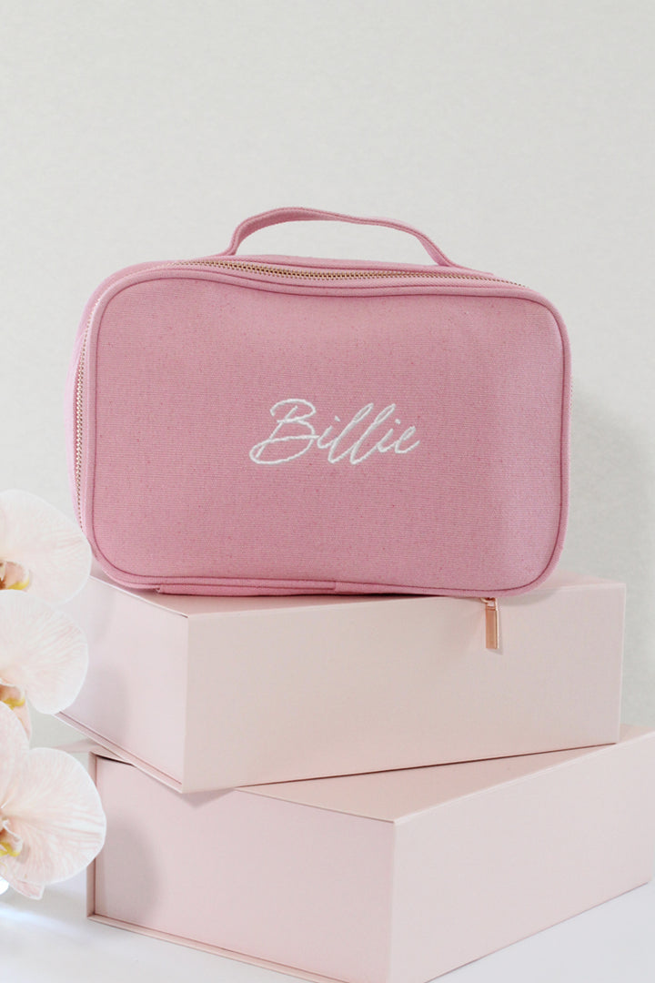 Personalised Vanity Bag - Pink