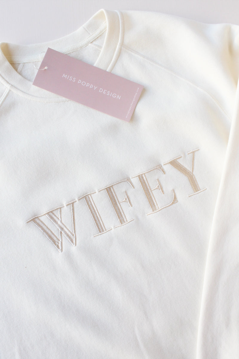 Wifey Sweater | Wifey Jumper | Bride Hoodie