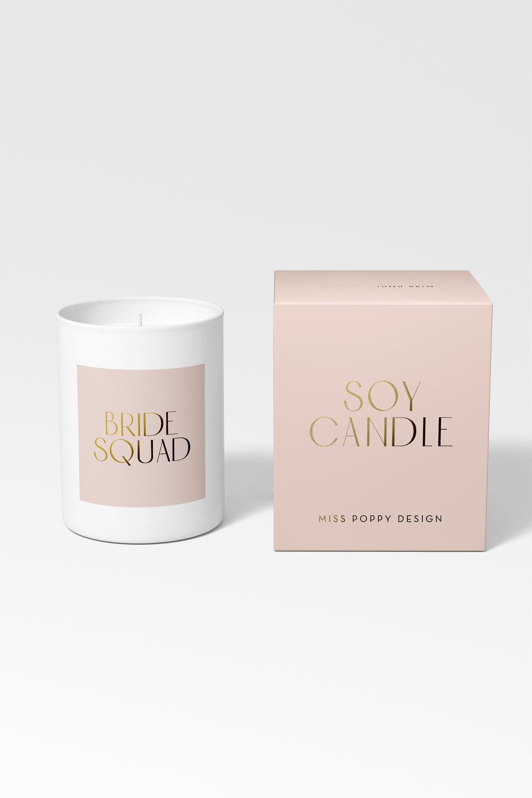 Bride Squad Proposal Candle