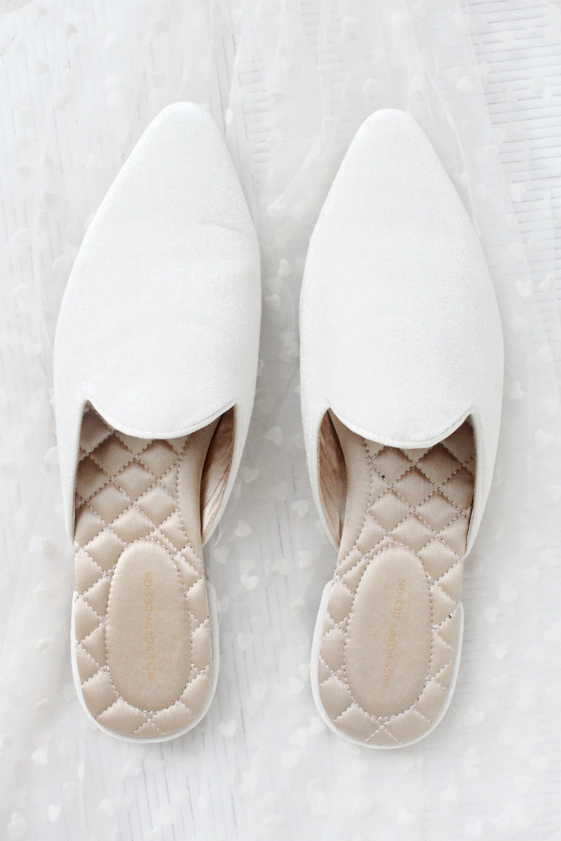 Bridal Slippers | Slippers for the Bride | Bride Slippers